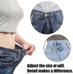 img 2 attached to 👖 Upgrade Your Jeans with [Upgraded] CarlCard 10PCS Button Pins: Adjustable Jean Button Replacement for Perfect Fit, Instantly Extend or Reduce Any Pants Waist (Bronze3)