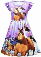 👗 babykea girls flutter sleeve summer dress - casual, birthday party logo