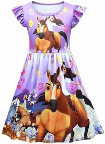 img 4 attached to 👗 Babykea Girls Flutter Sleeve Summer Dress - Casual, Birthday Party