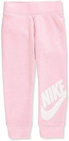 img 1 attached to Оставайтесь стильными и активными с одеждой для девочек Nike Sportswear Futura Fleece Heather.