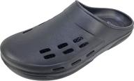 comfortable and stylish molded step men's shoes: united supply co mules & clogs logo