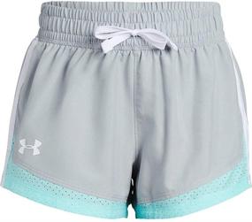 img 2 attached to Under Armour Sprint Shorts Black Girls' Clothing