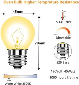 img 3 attached to 🔥 Enhanced Appliance Refrigerator Temperature Incandescent Replacement: Advanced & Efficient Solution