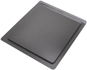 img 1 attached to AirBake Dark Nonstick 2 Pack Cookie Sheet Set, Perfect for Baking: 14 x 12in and 16 x 14in Sizes