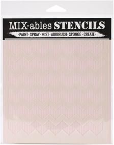 img 1 attached to 🎨 My Favorite Things Mix-Ability Stencils: Large Chevron Stripes - Effortlessly Elevate your DIY Projects!