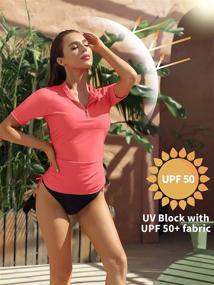 img 3 attached to ATTRACO Protection Rashguard Adjustable Coverup Women's Clothing for Swimsuits & Cover Ups