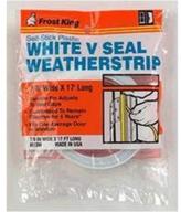 ❄️ frost king m13wh weather strip: 17 feet of superior weathersealing logo
