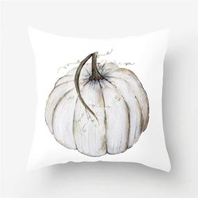 img 2 attached to 🎃 PSDWETS Autumn Decorations Pumpkin Pillow Covers Set of 4 - Fall Decor Grateful Thanksgiving Throw Pillow Covers - Cushion Cover 18 X 18