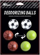 👟 sufuny shoe deodorizer balls: odor eliminator for shoes, gym bags, closets, lockers & trashcans - 6 pack logo