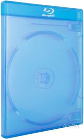 img 3 attached to 📀 AcePlus Blu-Ray Double Replacement Case - Holds 2 Discs, 12mm Standard Thickness, Logo & Clear Sleeve Included (1-Pack - Single Case)