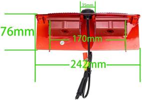 img 1 attached to 📷 Камера заднего вида для замены заднего стоп-сигнала на крыше для Express/GMC Savana (2003-2017) и Explorer Vans/Chevy Express