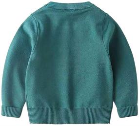 img 3 attached to Fruitsunchen Sweater Pullover Sweatshirt Elephant Blue Apparel & Accessories Baby Girls