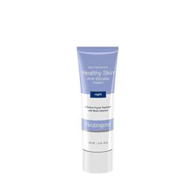 img 4 attached to Neutrogena Healthy Skin Anti-Wrinkle Night Cream: Retinol, Vitamin E, and Vitamin B5 Moisturizer for Youthful Skin - 1.4 oz