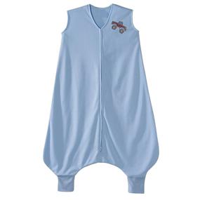 img 4 attached to 🧥 Halo Lightweight Knit Wearable Blanket for Big Kids, Blue, Size 2T-3T, TOG 0.5
