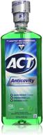 🦷 act fluoride mouthwash, mint flavor, 18 fl oz, pack of 3 - boost dental care and prevent cavities logo