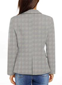 img 1 attached to 👚 Chic and Versatile: luvamia Women's Button Down Blazer with Lapel & Pockets