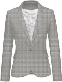 img 4 attached to 👚 Chic and Versatile: luvamia Women's Button Down Blazer with Lapel & Pockets