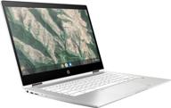 🔥 hp chromebook x360-14" hd touch, celeron n4000, 4gb ram, 32gb emmc, silver white - ultimate hybrid laptop! logo