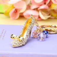 👠 stylish keychain keyring: korean heels shoes for fashion enthusiasts logo