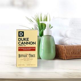 img 1 attached to 🧼 Duke Cannon Supply Co. - Big American Bourbon Soap with Buffalo Trace Kentucky Straight Bourbon Whiskey (2 Pack of 10 oz)