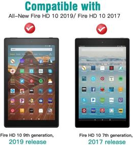 img 3 attached to 📱 [3 Pack] EC-Touch 9H Hardness Bubble-Free High Sensitivity Anti Fingerprint Scratch Screen Protector for All-new Fire HD 10 (9th / 7th Generation, 2019/2017 Release) - Enhances HD 10 2019 Release (HD 10-3p)