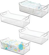 playroom and kids' home store: mdesign organizer container for nursery furniture supplies logo