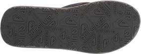 img 1 attached to Quiksilver Flip Flop Tan Pattern_1 Carver Nubuck Men's Shoes and Athletic