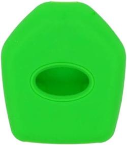 img 2 attached to SEGADEN Silicone Cover Protector Case Holder Skin Jacket Compatible With SUBARU 3 Button Remote Key Fob CV4253 Light Green