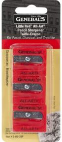 img 2 attached to 🖍️ General Pencil All-Art Sharpener, Pack of 3, Little Red (S6503BP): Efficient Pencil Sharpening for Artists