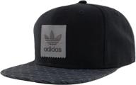 🧢 adidas men's trefoil chain snapback cap with flatbrim logo