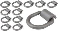 🔒 12-pack of 1/2" heavy duty weld-on forged d-ring, 12,000 lbs capacity - mytee products logo