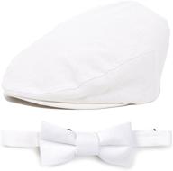 👶 adorable baby driver cap bow sets: perfect boys' accessories and hats & caps logo
