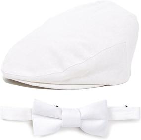 img 4 attached to 👶 Adorable Baby Driver Cap Bow Sets: Perfect Boys' Accessories and Hats & Caps