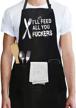 grill cooking aprons fathers birthday logo