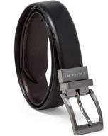 tahari reversible belts burnish medium logo
