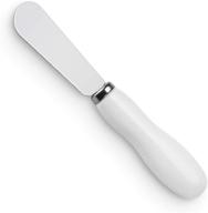 🔪 sweese butter spreader knife - premium stainless steel with porcelain handle - 5 inch - set of 1 logo