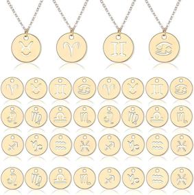 img 4 attached to Yinkin Astrology Horoscope Necklaces Bracelets