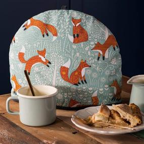 img 2 attached to 🦊 Идеальный чайный нагреватель: Ulster Weavers Foraging Fox Cosy в многокрасочном исполнении.