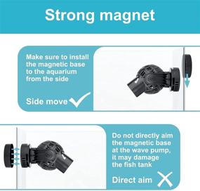 img 2 attached to Enhance Your Aquarium's Water Flow with YCTECH Aquarium Fish Tank Circulation Pump Wave Maker Power Head (6W 8W)