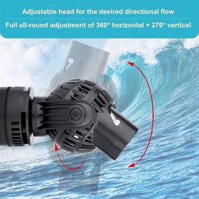 img 3 attached to Enhance Your Aquarium's Water Flow with YCTECH Aquarium Fish Tank Circulation Pump Wave Maker Power Head (6W 8W)