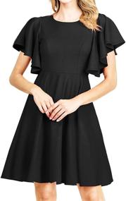 img 3 attached to 👗 Stylish & Stretchy: FASHIONOLIC Womens Cocktail Dresses for Women - 1JOHN0408