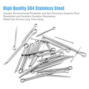 img 4 attached to 160PCS Stainless Cotter Assortment by DYWISHKEY: Ultimate Convenience and Versatility