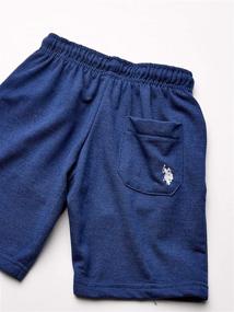 img 2 attached to 👖 High-Quality U.S. Polo Assn. Boys' French Terry Shorts for Style and Comfort