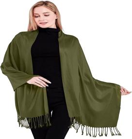 img 4 attached to 🧣 Pashmina Seconds Women's Scarves & Wraps by CJ Apparel Design – Enhancing Your Accessories Collection