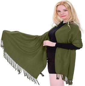 img 3 attached to 🧣 Pashmina Seconds Women's Scarves & Wraps by CJ Apparel Design – Enhancing Your Accessories Collection