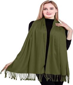 img 1 attached to 🧣 Pashmina Seconds Women's Scarves & Wraps by CJ Apparel Design – Enhancing Your Accessories Collection