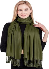 img 2 attached to 🧣 Pashmina Seconds Women's Scarves & Wraps by CJ Apparel Design – Enhancing Your Accessories Collection