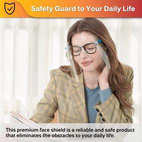 img 1 attached to STOZBOX Super Clear Ultra Light Face_Shield Ergonomically