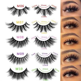 img 2 attached to 10 Pairs 10 Styles 3D Faux Mink False Eyelashes Pack - Wholesale Lashes for Fluffy Volume & Natural Look – Reusable with Portable Boxes