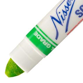 img 1 attached to 🔍 Highly Visible Green Nissen by Markal 28775 Solid Paint Marker - Sturdy and Effective